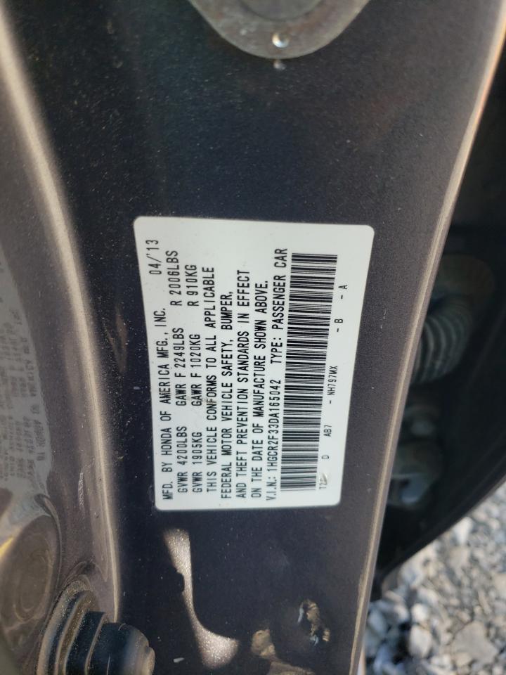 1HGCR2F33DA165042 2013 Honda Accord Lx