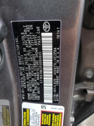 4T1K61BK2PU094845 Toyota Camry XSE 12