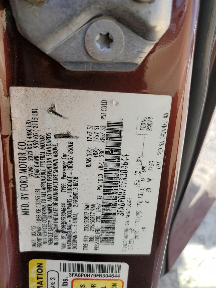 3FA6P0H79FR304644 2015 FORD FUSION - Image 14