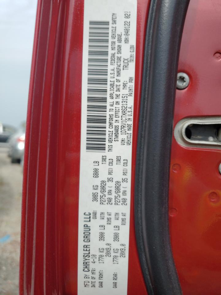 1D7RV1CTXAS213151 2010 Dodge Ram 1500