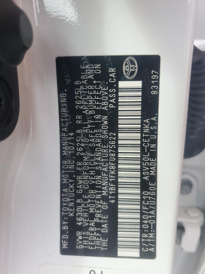 4T1BF1FK8FU875622 2015 Toyota Camry Le