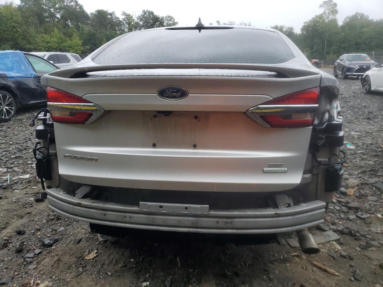 2019 Ford Fusion Se VIN: 3FA6P0HD9KR247250 Lot: 71065574