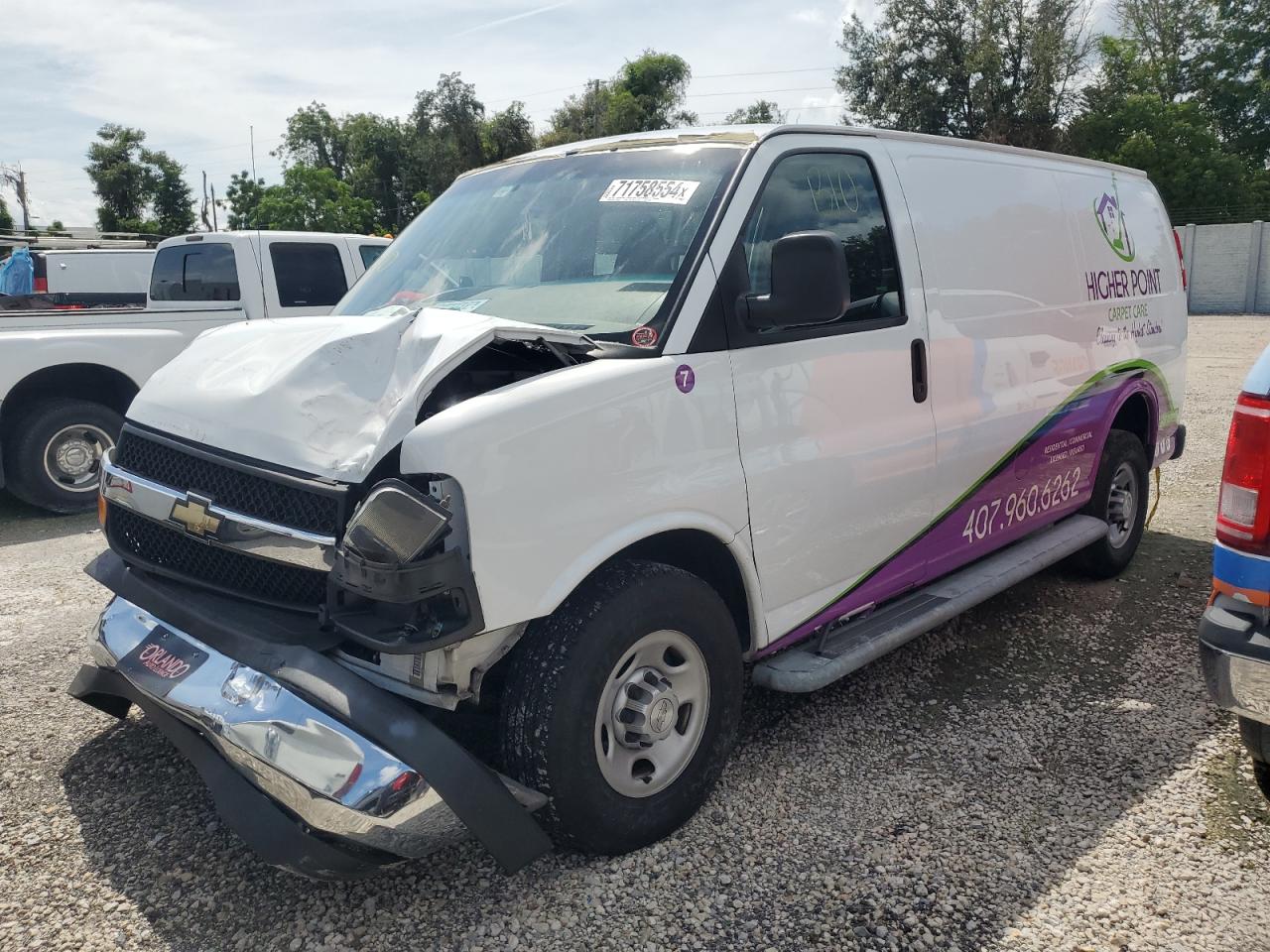 2019 Chevrolet Express G2500 VIN: 1GCWGAFGXK1221988 Lot: 71758554