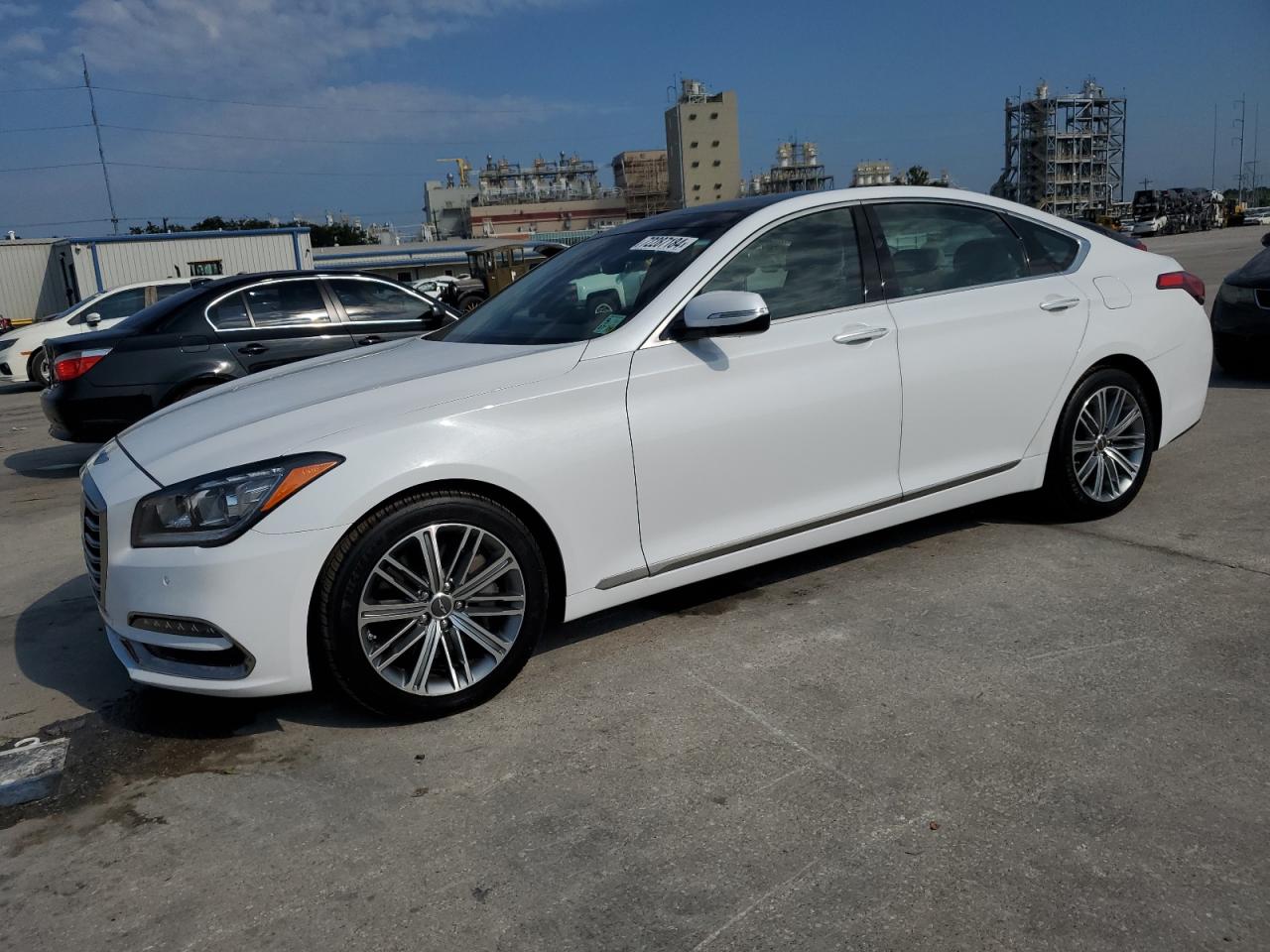 2018 Genesis G80 Base VIN: KMHGN4JE0JU216079 Lot: 72287184