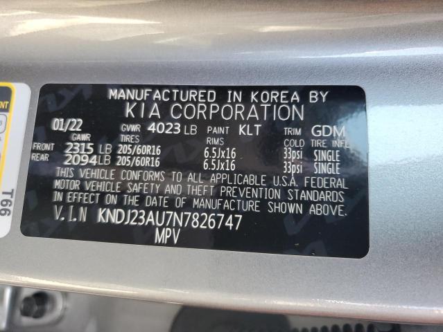 KNDJ23AU7N7826747 Kia Soul LX 13