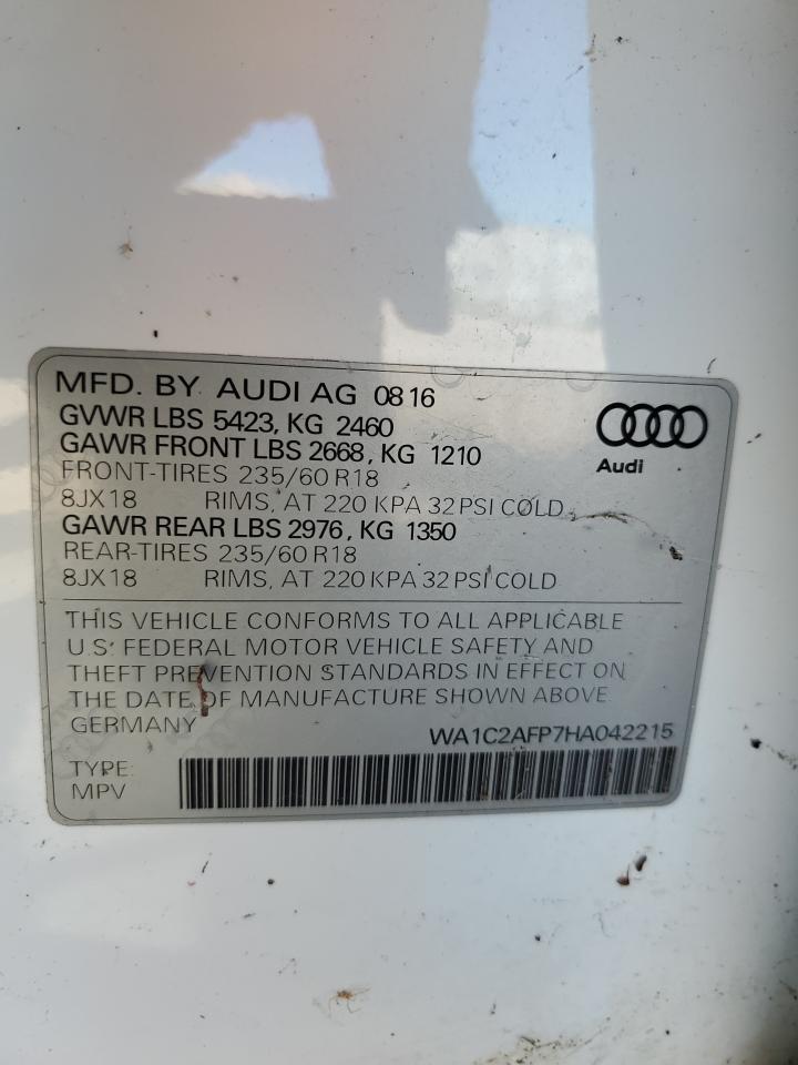 WA1C2AFP7HA042215 2017 Audi Q5 Premium