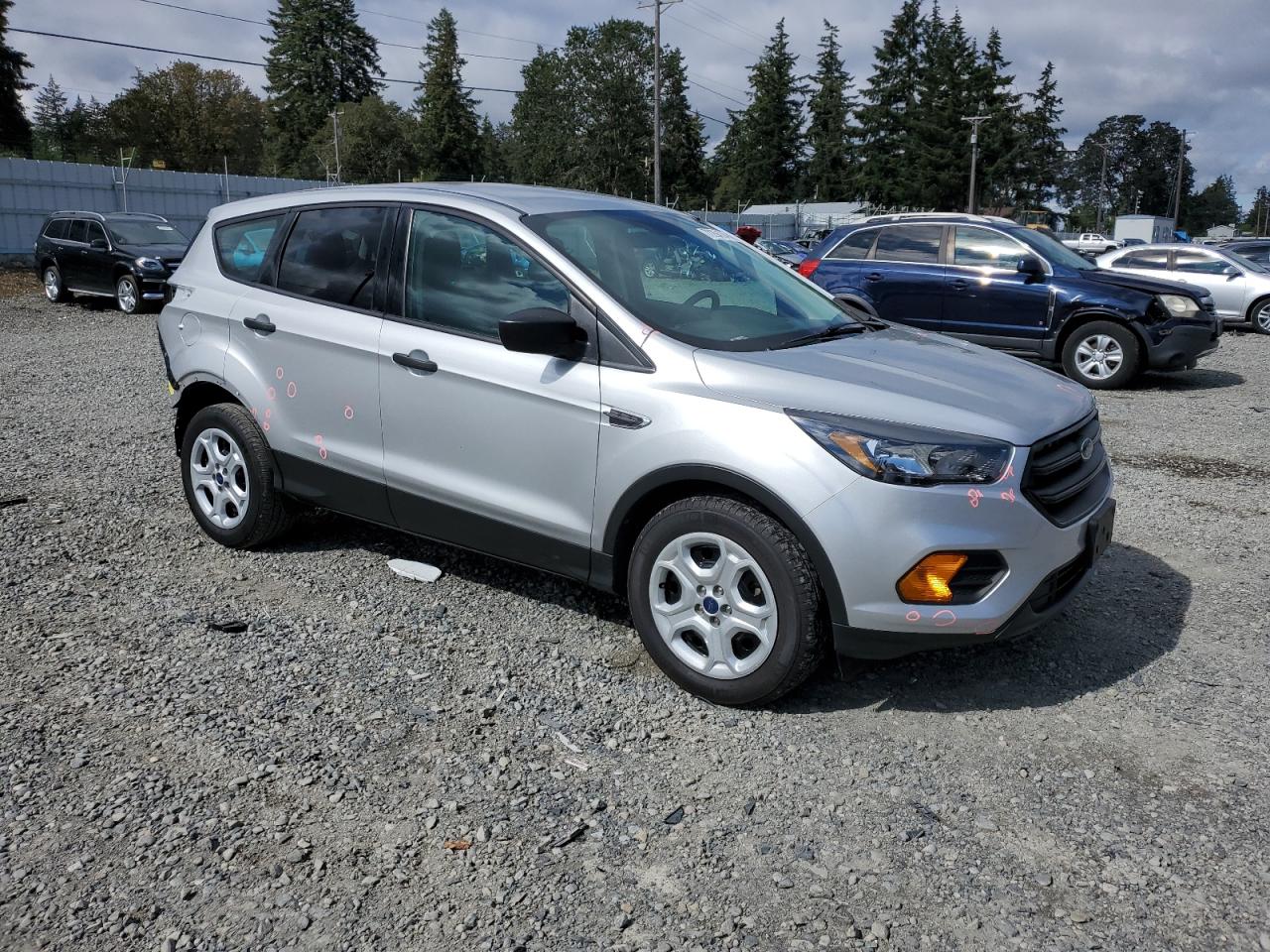 2019 Ford Escape S VIN: 1FMCU0F77KUC55676 Lot: 72264704