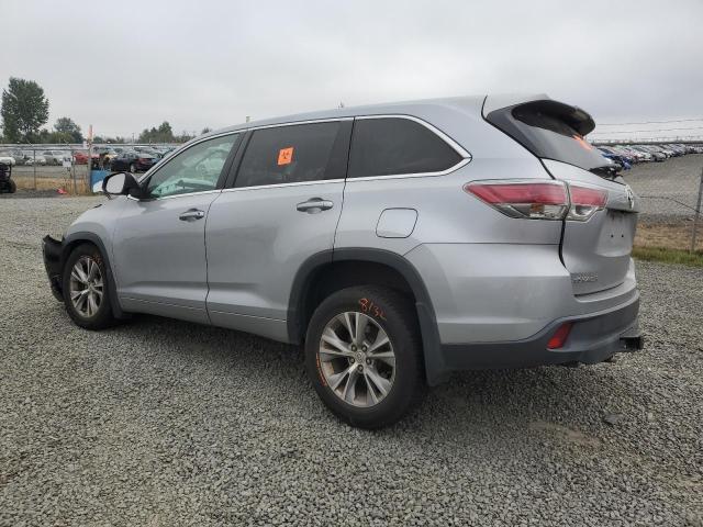  TOYOTA HIGHLANDER 2015 Srebrny