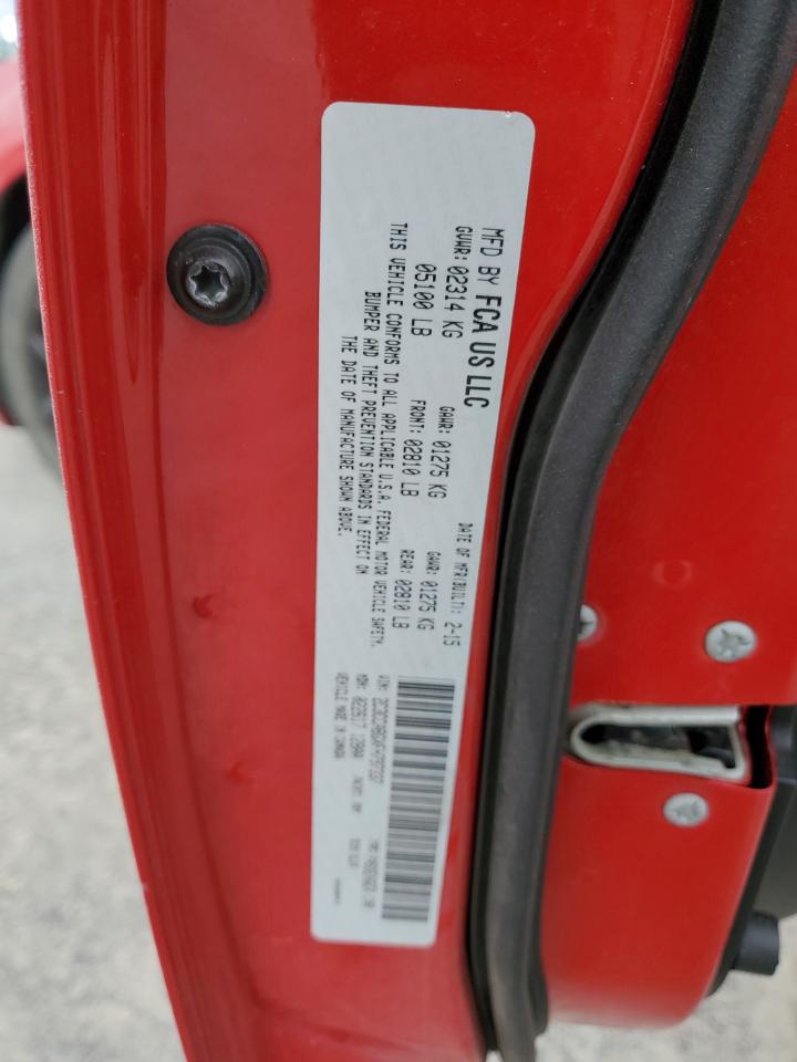 2015 Chrysler 300 S VIN: 2C3CCABGXFH797337 Lot: 71586024