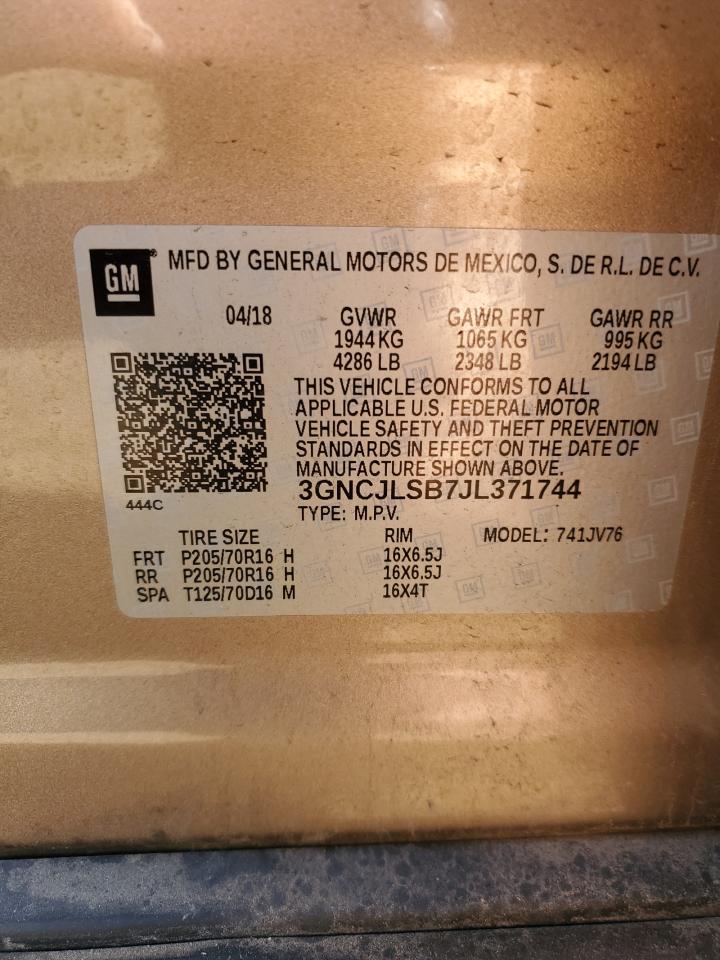 3GNCJLSB7JL371744 2018 CHEVROLET TRAX - Image 13