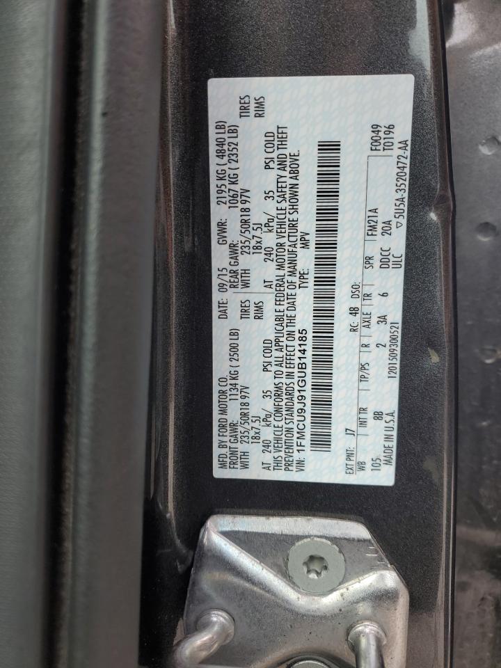 1FMCU9J91GUB14185 2016 Ford Escape Titanium