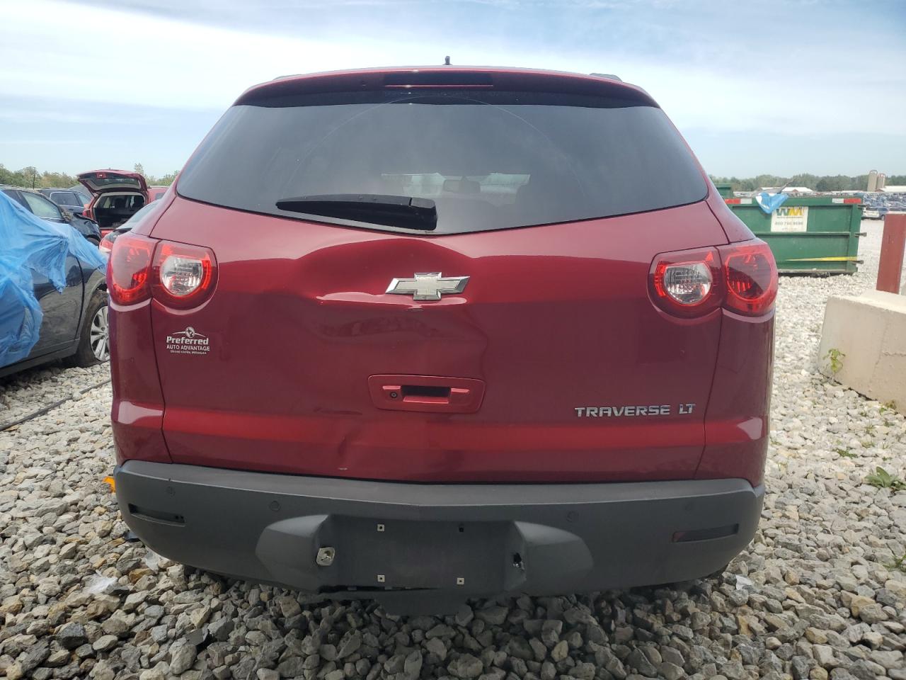 2012 Chevrolet Traverse Lt VIN: 1GNKRGED5CJ165115 Lot: 73335354