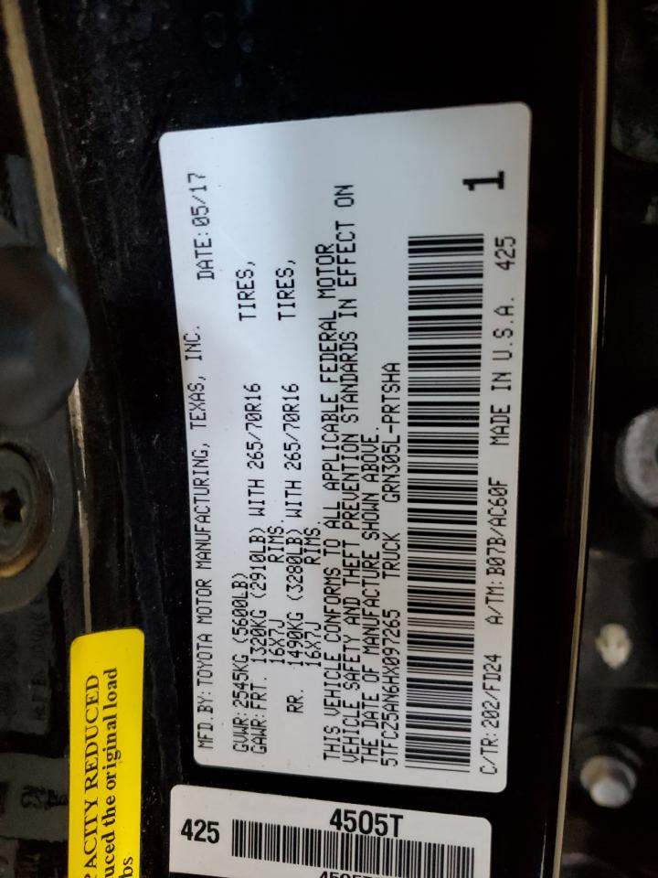 5TFCZ5AN6HX097265 2017 Toyota Tacoma Double Cab