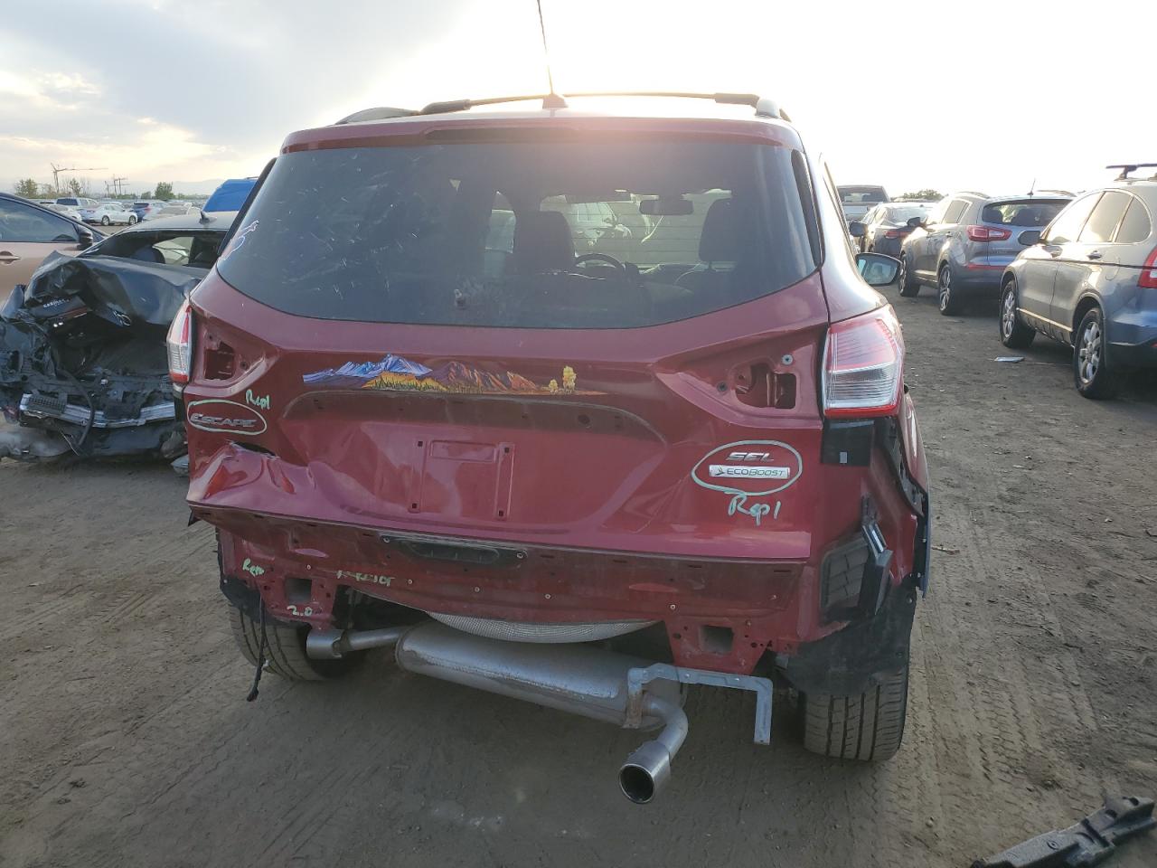 1FMCU0HX3DUC69722 2013 Ford Escape Sel