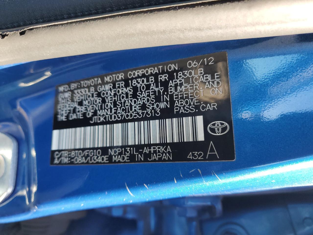2012 Toyota Yaris - Image 13
