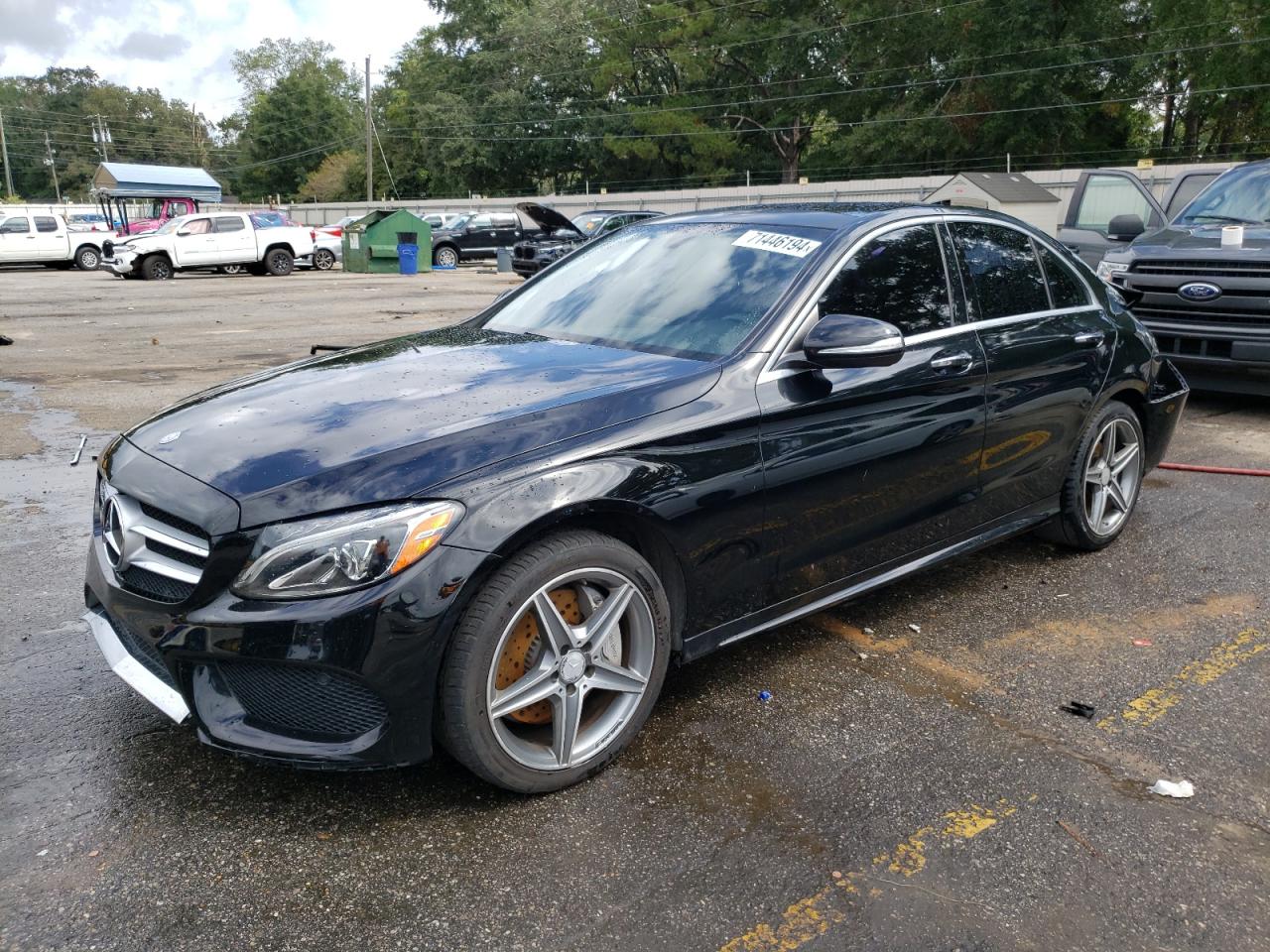 VIN 55SWF4KB0FU028484 2015 MERCEDES-BENZ C-CLASS no.1