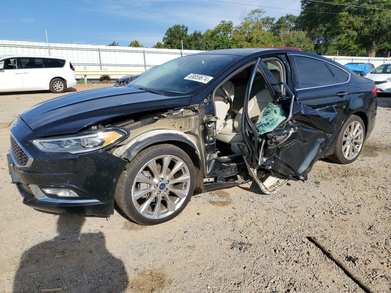 VIN 3FA6P0D94HR291098 2017 FORD FUSION no.1