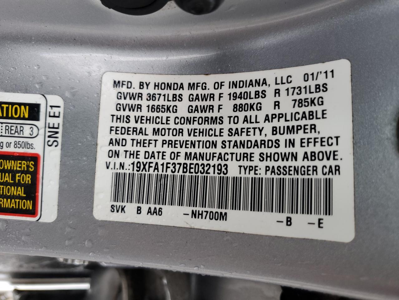2011 Honda Civic - Image 14
