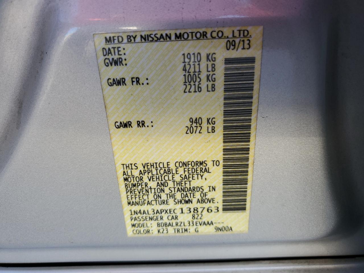 2014 Nissan Altima - Image 15