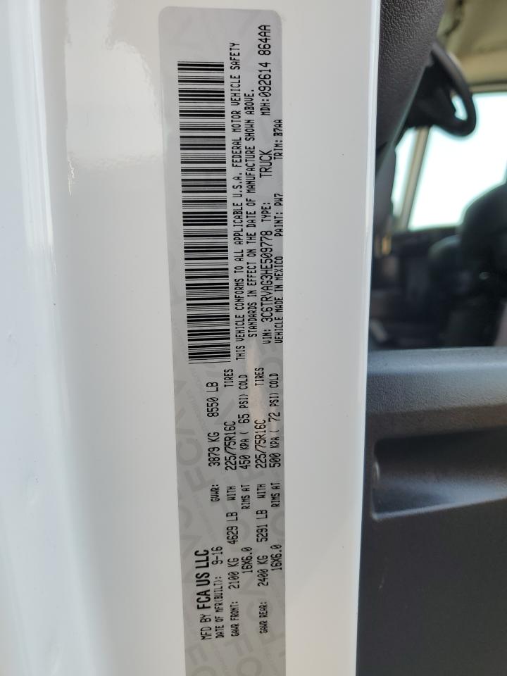 3C6TRVAG3HE509778 2017 Ram Promaster 1500 1500 Standard