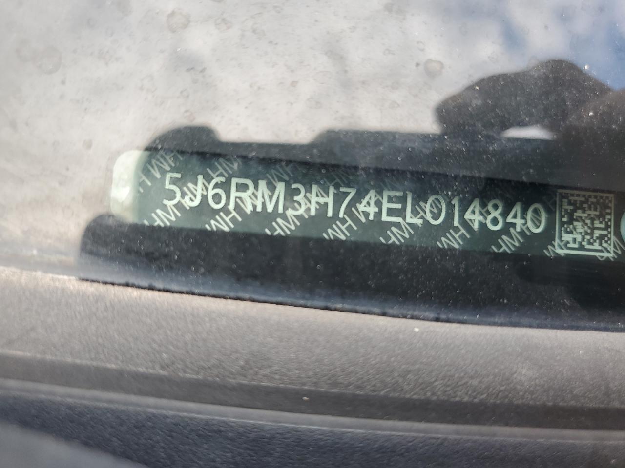 2014 Honda Cr-V Exl VIN: 5J6RM3H74EL014840 Lot: 73874444