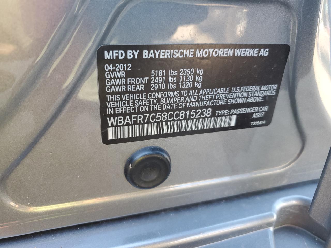 2012 BMW 5er - Image 12