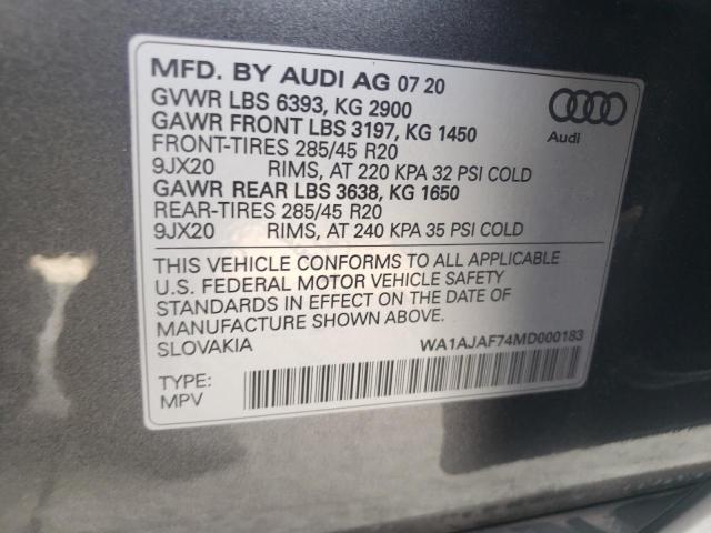 WA1AJAF74MD000183 Audi Q7 PREMIUM 14