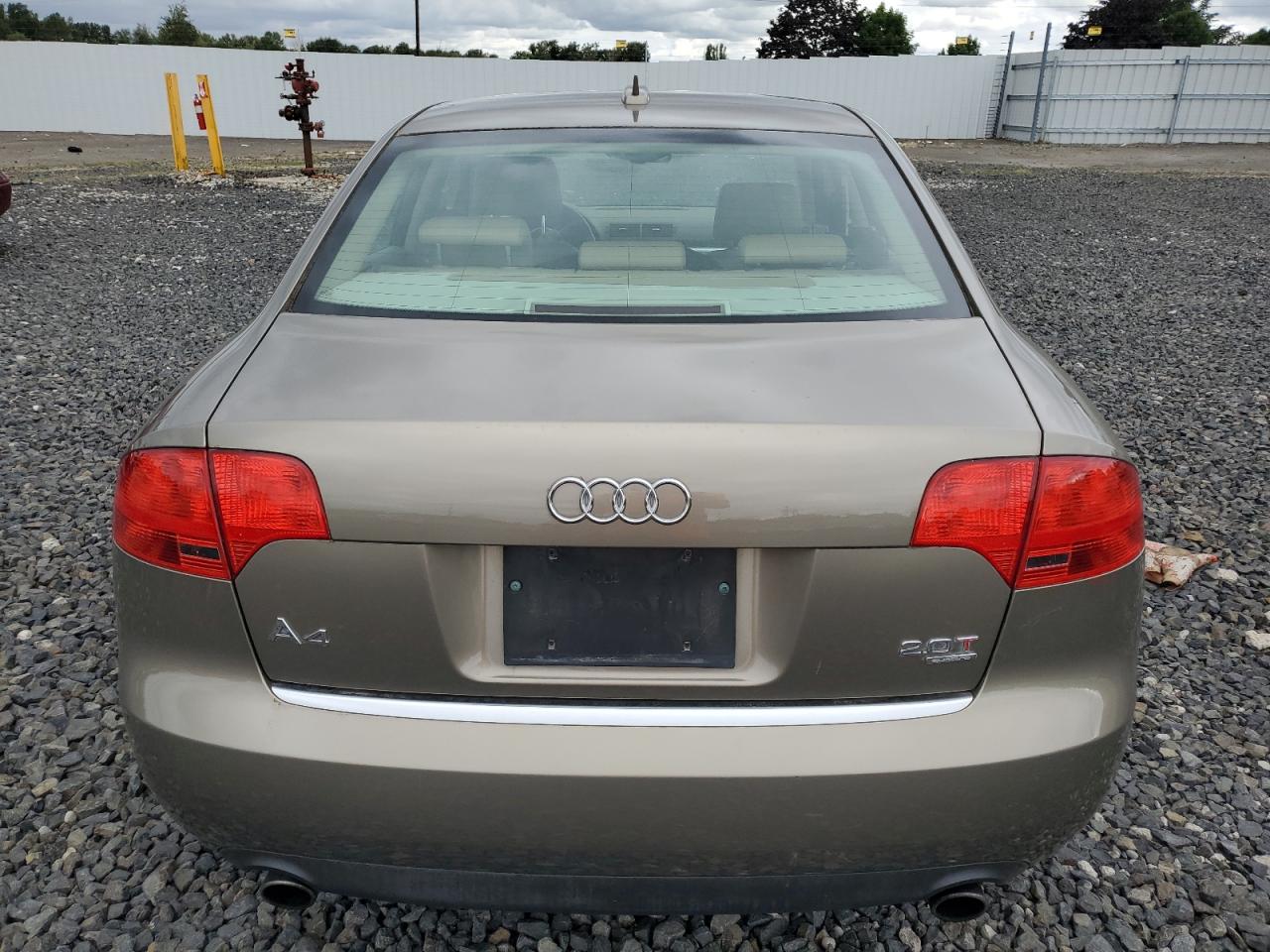 WAUDF78EX6A168981 2006 Audi A4 2.0T Quattro