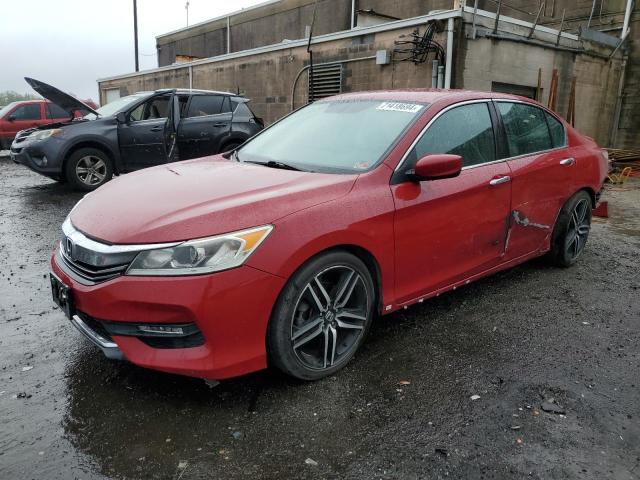  HONDA ACCORD 2017 Красный