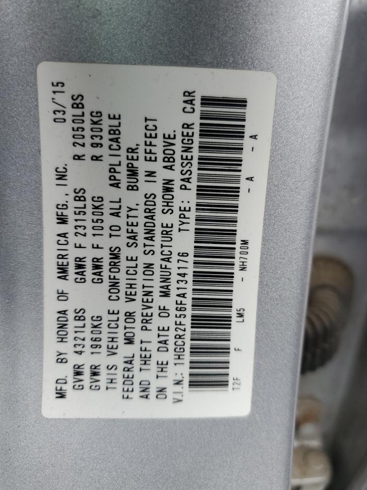 1HGCR2F56FA134176 2015 Honda Accord Sport