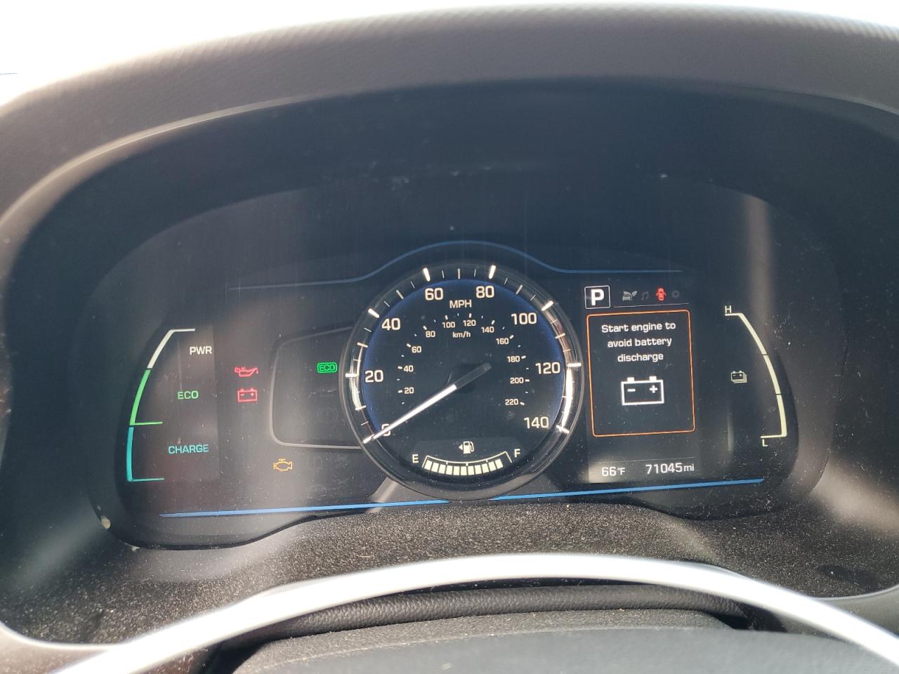 KMHC65LC2KU110599 2019 Hyundai Ioniq Blue