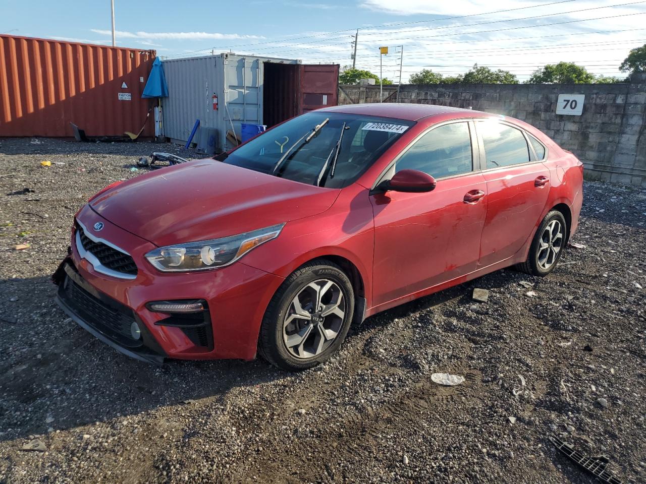 3KPF24AD9KE052492 2019 KIA FORTE - Image 1