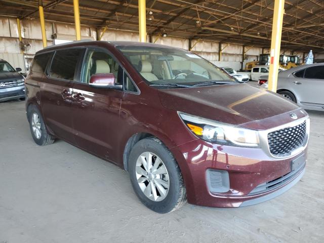 Minivans KIA All Models 2017 Burgundy