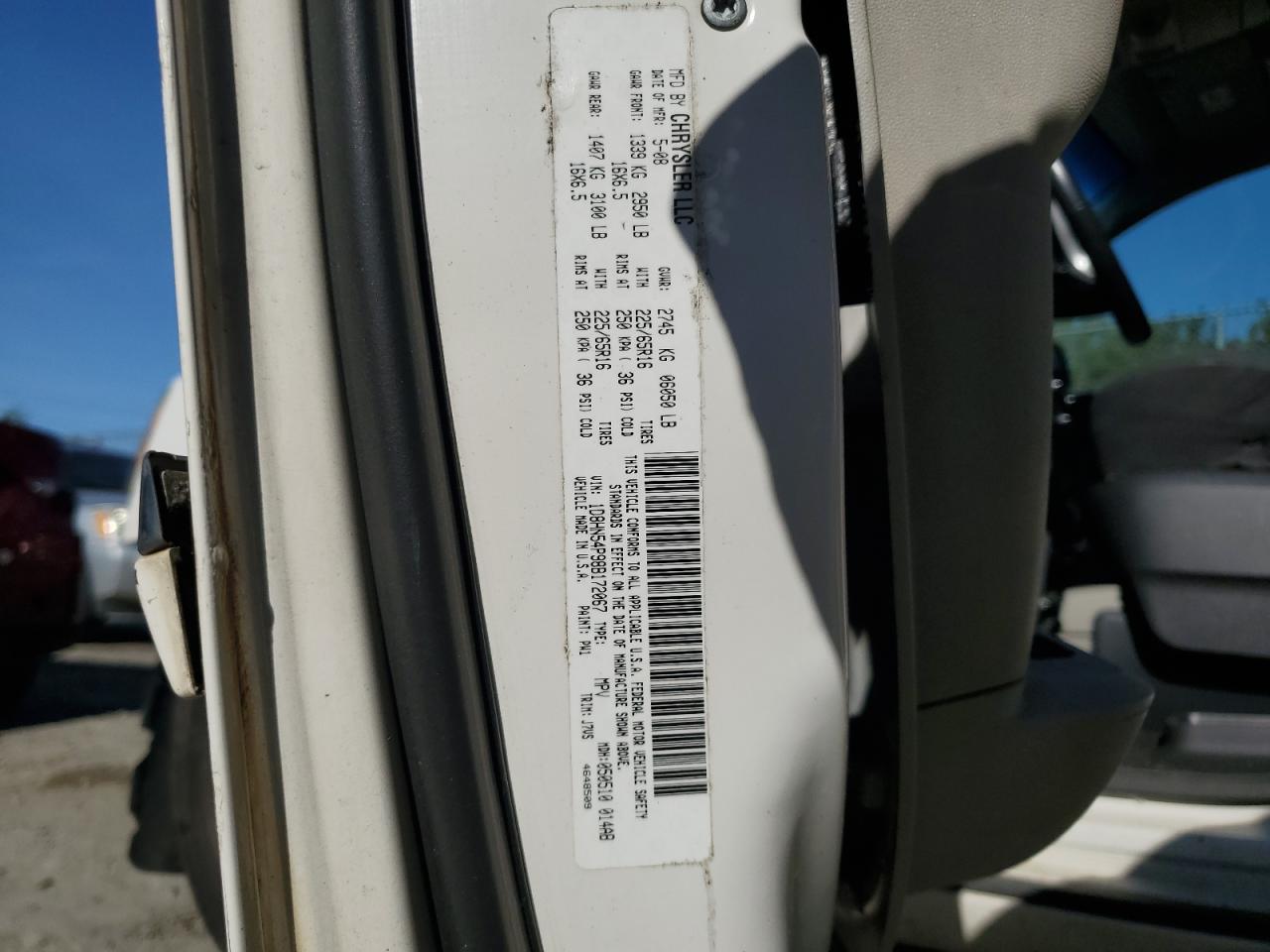 1D8HN54P98B172067 2008 Dodge Grand Caravan Sxt