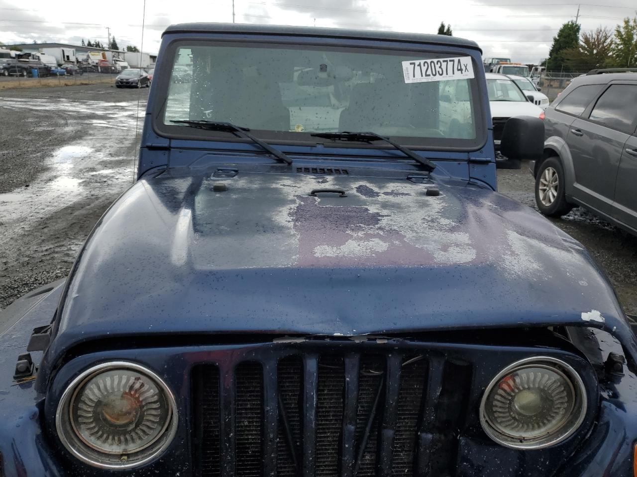 2003 Jeep Wrangler / Tj Sport VIN: 1J4FA49S83P336181 Lot: 71203774