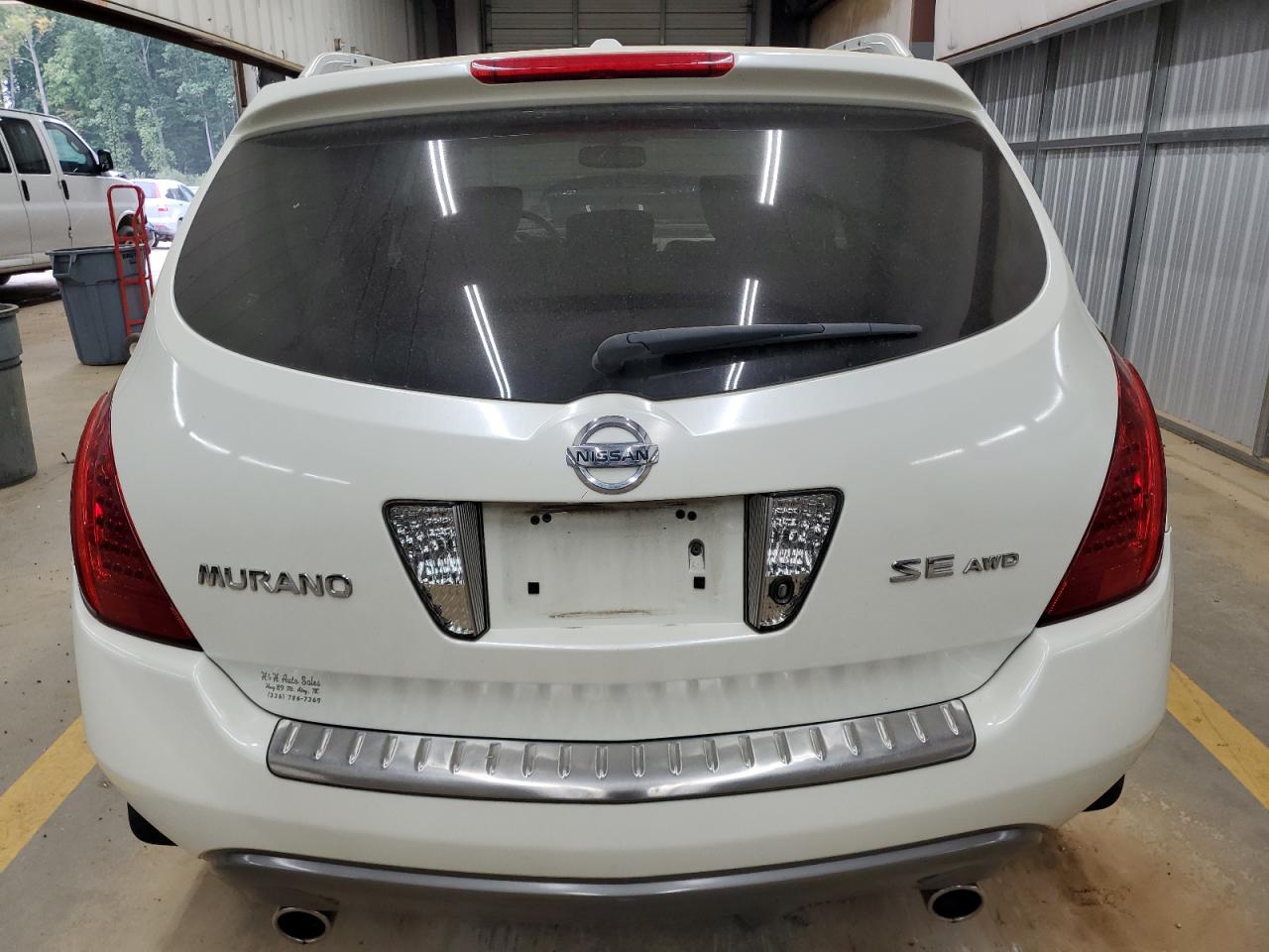 JN8AZ08W36W523767 2006 Nissan Murano Sl