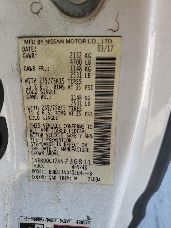 1N6BD0CT2HN736811 2017 NISSAN NAVARA - Image 12