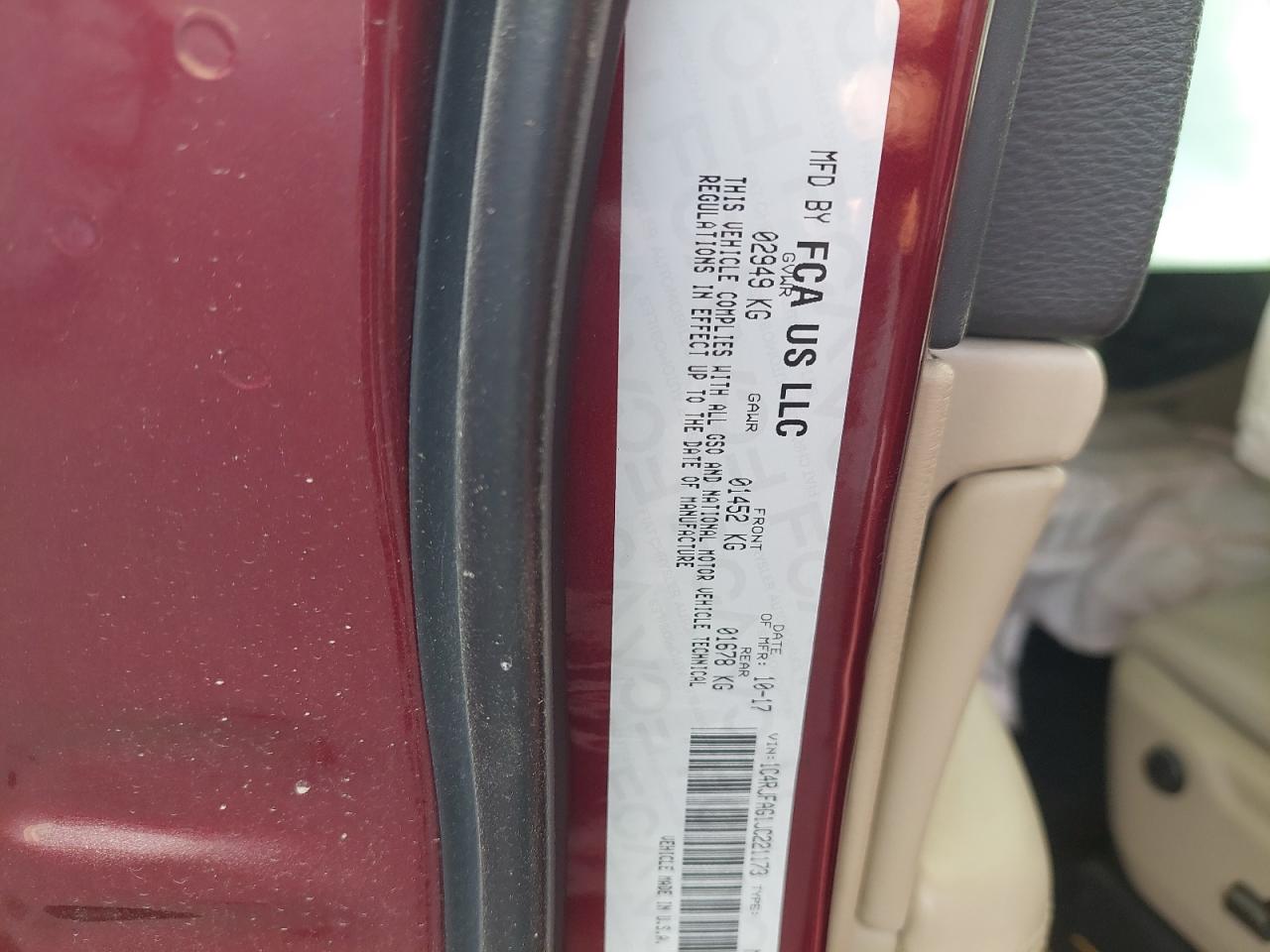 1C4RJFAG1JC221173 - 2018 JEEP GRAND CHER - #73258044