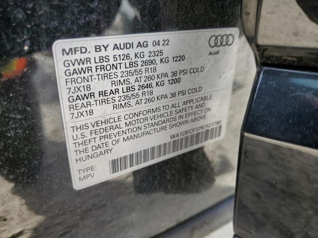 WA1DECF37N1123795 Audi Q3 PREMIUM 13