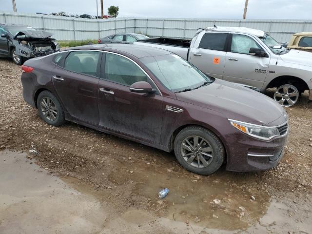 Sedans KIA OPTIMA 2016 Red