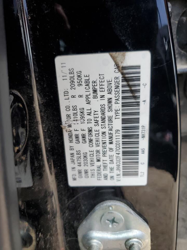 JH4CU2F47CC011179 2012 Acura Tsx