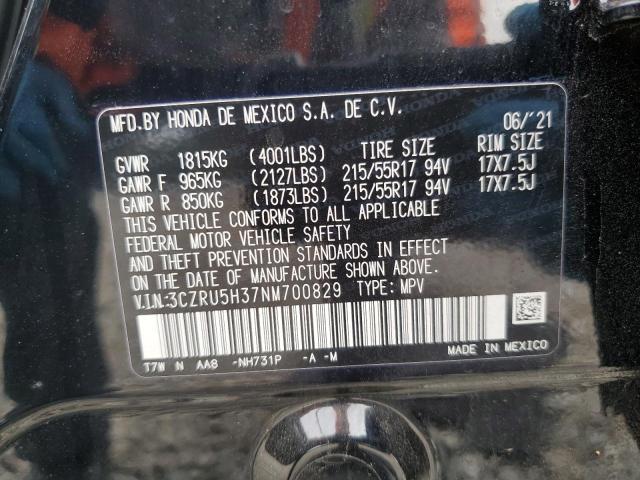 3CZRU5H37NM700829 Honda HR-V LX 13