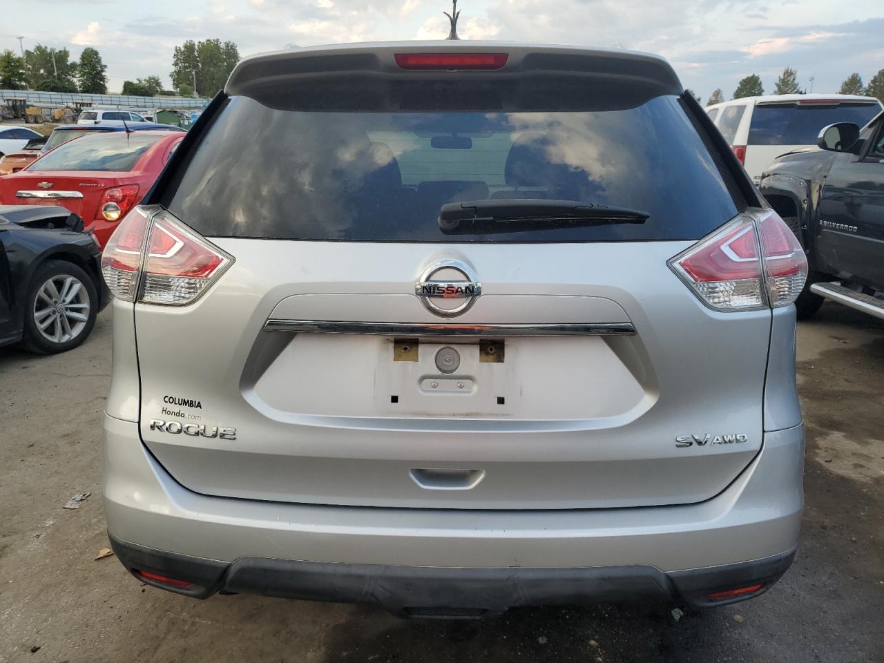 VIN KNMAT2MVXGP699748 2016 NISSAN ROGUE no.6