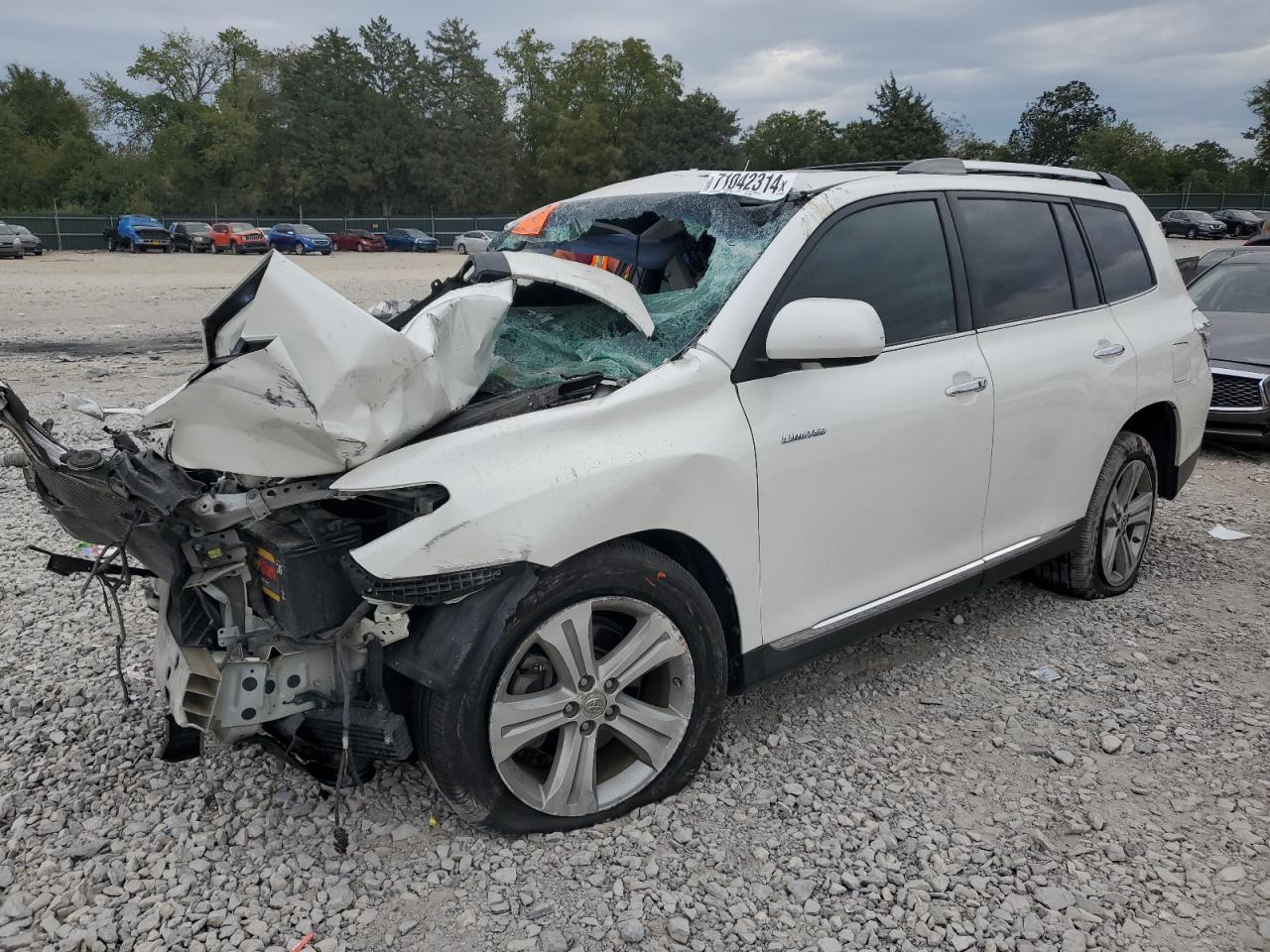 2013 Toyota Highlander Limited VIN: 5TDYK3EH6DS098550 Lot: 71042314