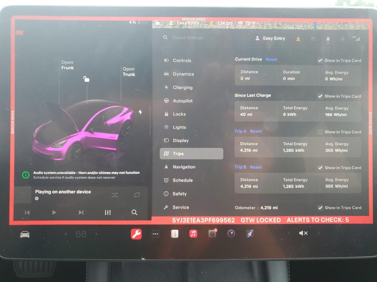 5YJ3E1EA3PF699562 2023 Tesla Model 3