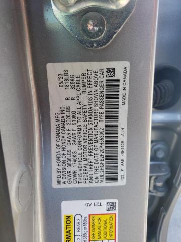 2HGFE2F20PH553092 Honda Civic LX 12