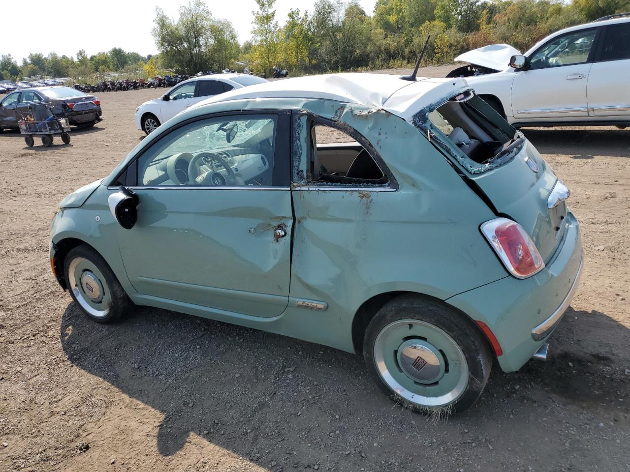 2015 Fiat 500 Lounge VIN: 3C3CFFCR6FT508191 Lot: 71524344