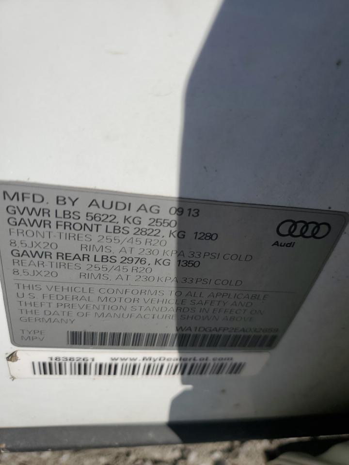 WA1DGAFP2EA032659 2014 Audi Q5 Premium Plus