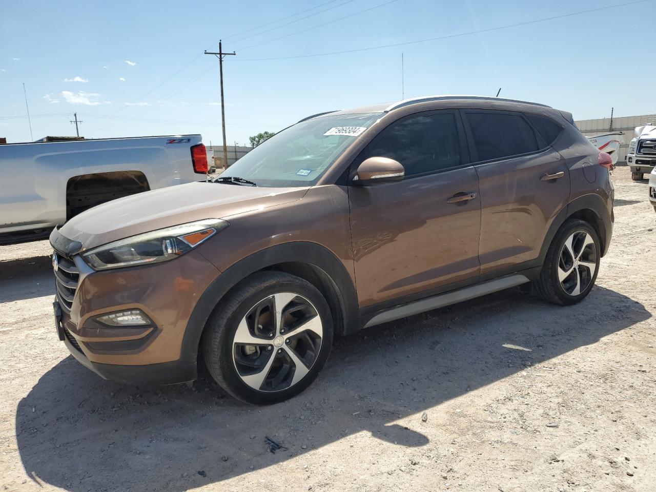 2017 Hyundai Tucson Limited VIN: KM8J33A25HU474801 Lot: 71969304