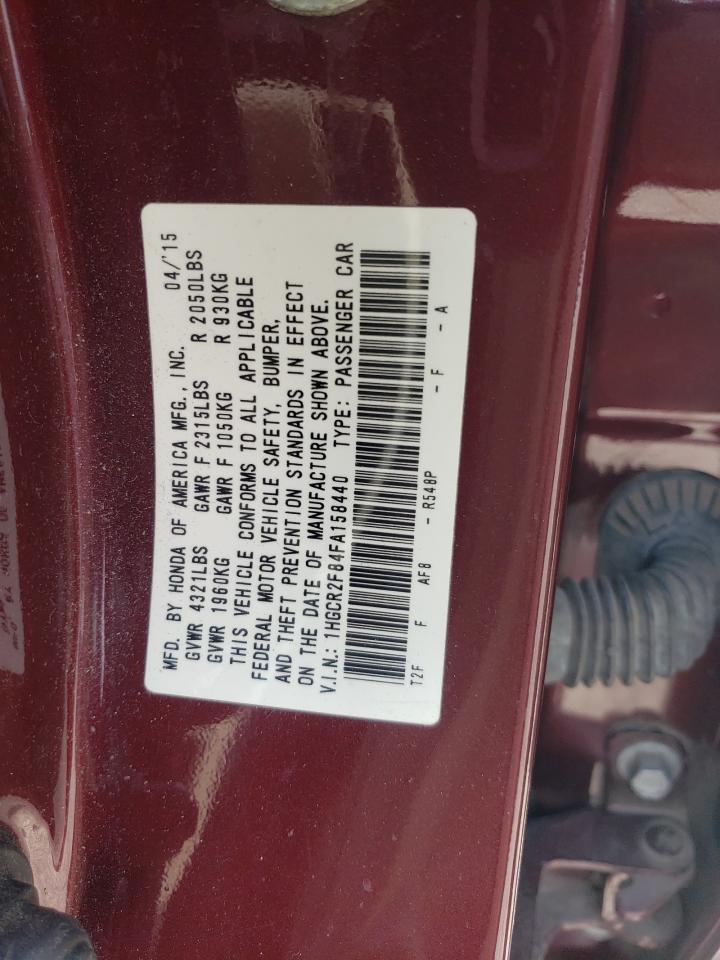 1HGCR2F84FA158440 2015 Honda Accord Exl